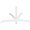 Ekena Millwork Davenport Architectural Grade PVC Gable Bracket, 108"W x 40 1/2"H x 2"D x 4"F, 9/12 Pitch GBP108X41X0204DAV00 - alternate 1